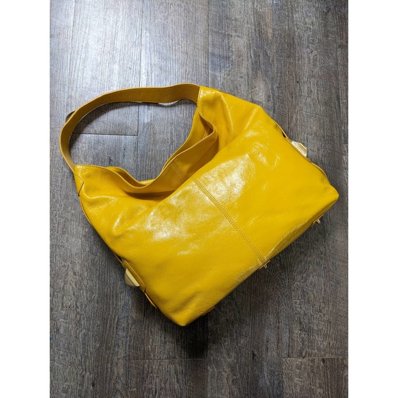 Beckon Handbags - NWT Beckon Yellow Leather Stud Bag Purse